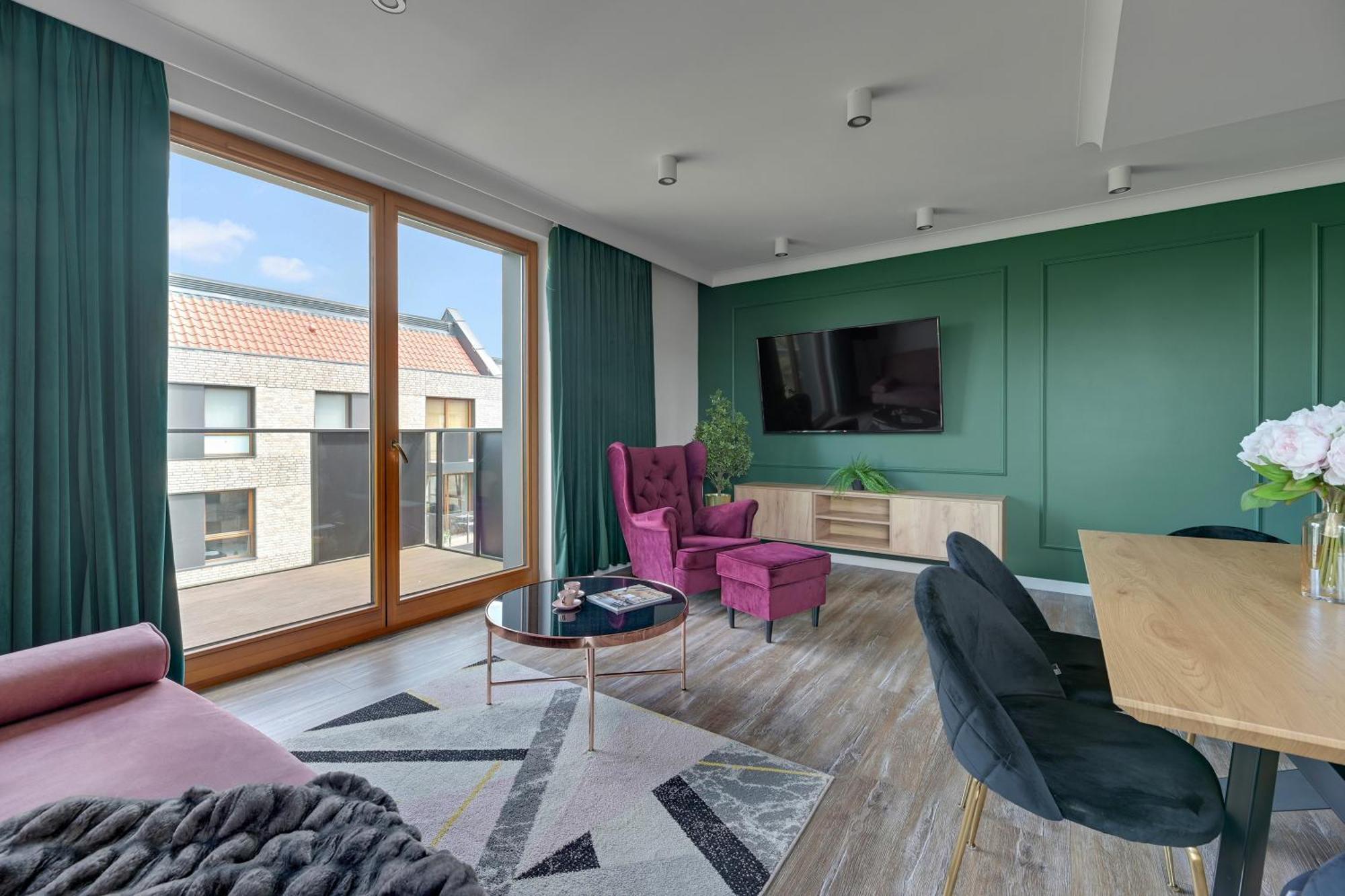 Front Park Apartments With Parking By Lion Apartments Gdańsk Eksteriør bilde